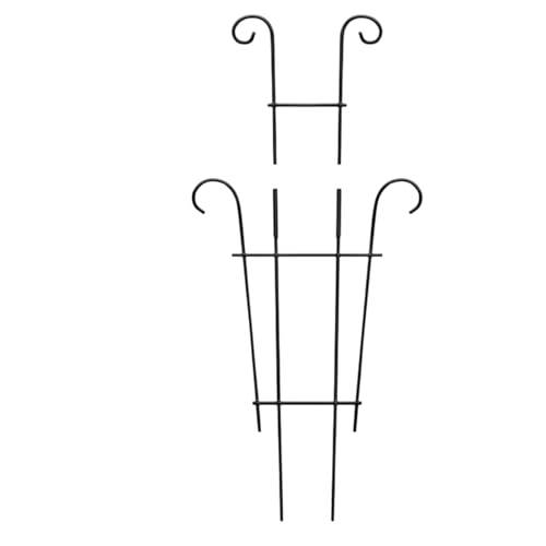 Struttura rampicante in metallo, supporto per piante da interno, antiruggine e di lunga durata, supporto per piante in vaso, ideale per orchidee, rose, gelsomini, viti, 60 x 29 cm