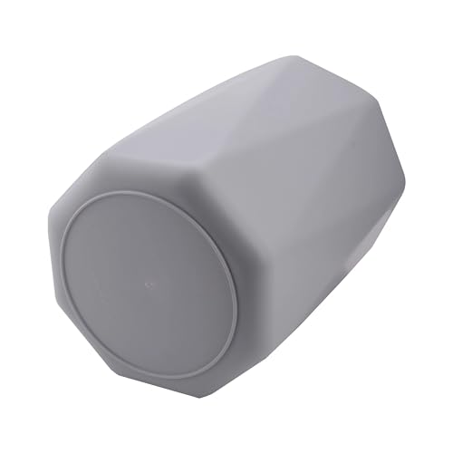 Caneca de basura plástico rectangular gris plata 5 galones miniatura 2