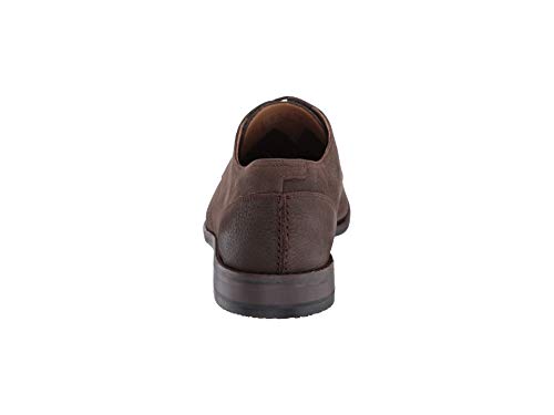 Image of Clarks Flow Plain Dark Brown Nubuck 7.5 D (M)