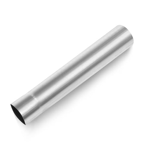 LCGP 2.5 Inch Exhaust Pipe Stainless Steel Custom Mandrel Exhaust Pipe Tube Pipe 2.5 ID Inlet and Outlet 17.3 Straight Exhaust Universal Fit 2.5 Exhaust Pipe