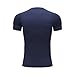 Hovershoes Men's Compression Shirts Short Sleeve Workout Baselayer Quick Dry Athletic T Shirts Sport Running Tops