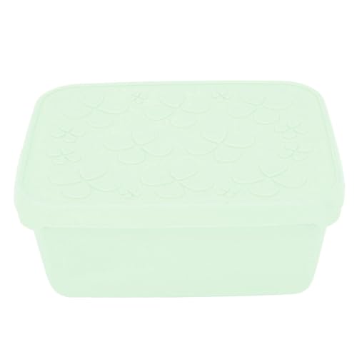 Contenedor de acero inoxidable 304 rectangular de 550 ml color verde aguacate 6