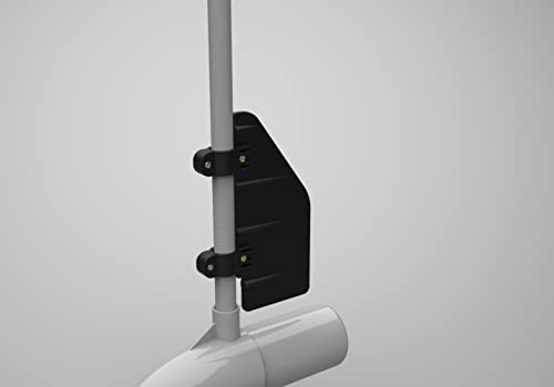 Aletas estabilizadoras de hidrolámina de hasta motores fueraborda de 1.6 HP, abrazadera de timón de barco se adapta a motor fueraborda eléctrico de empuje de 14.5-37 KG Cover