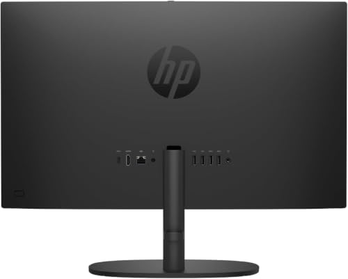 Image of HP 21.5 inch FHD All-in-One Desktop Computer, 16GB RAM 1TB SSD, Intel N200 Processor, Keyboard & Mouse Included, PLUSERA 8-in-1 Hub, Windows 11, Jet Black