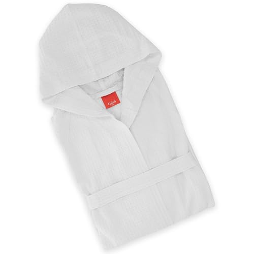 Gabel Golf Albornoz con Capucha, algodón, 10 Blanco, L