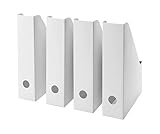 Magazine file Pack of 4 White