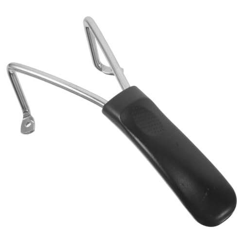 VICASKY Cesta de Freidora con Mango Desmontable de Acero Inoxidable y Plástico, Mango Antideslizante para Freidora de Aire y Cesta de Freidora, Fácil de Instalar para Alto Contador miniatura 1