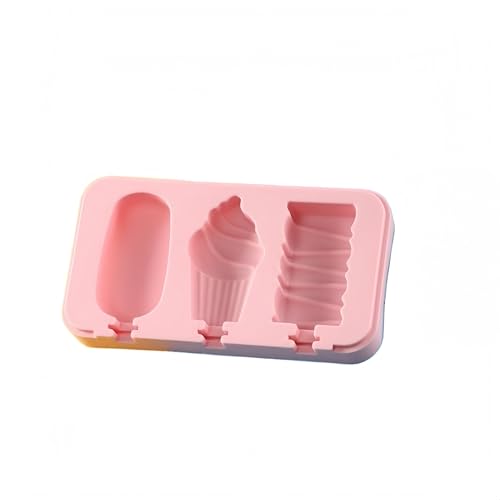 Vyloky - Moldes de silicona para helados, moldes para helados, moldes de silicona de calidad alimentaria sin BPA, moldes reutilizables, moldes para helados DIY creativos (verde)