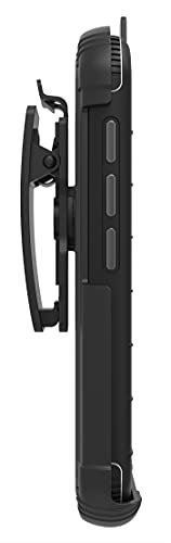 Wireless Protech Case Compatible With Cat S42 And Cat S42 H+, Secure Fit, Quick Release Latch And Heavy Duty Swivel Belt Clip Holster (Black) #TOP1