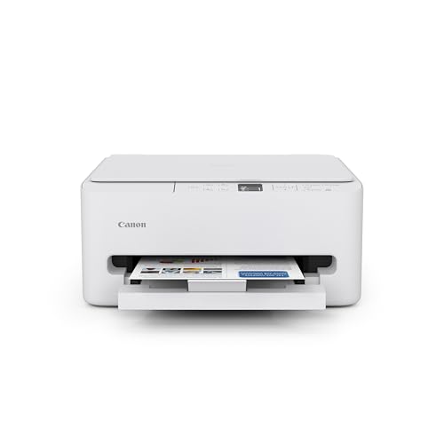 Canon PIXMA TS6520 Wireless Color Inkjet Printer for Duplex Printing, White – Home Printer with...