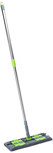 Presto! Amazon Brand Microfibre Flat Mop For Dry And Wet Floor Cleaning