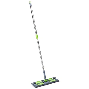Presto! Amazon Brand Microfibre Flat Mop for Dry and Wet Floor Cleaning