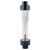Plastic Tube Water Flow Meter LZS-15 Rotameter For DN15 1/2 Inch Pipe, Industrial Liquid Flow Indicator Variable Area Flowmeter For Water
