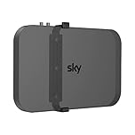 Sky Q Wall Mount Bracket with Fixings - Cozycase Sky Q Box Clip Holder Behind TV for 1TB/2TB TV Box, Space Saving & No Signal Loss, Black