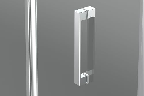 Box Doccia A Nicchia 135 Cm Porta Scorrevole Apertura Laterale H195 Cm Alba Cromato - 5