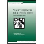 Paperback Venture Capitalism For A Tropical Forest: Cocoa In The Mata Atlantica December 2003 (Worldwatch Paper) Book