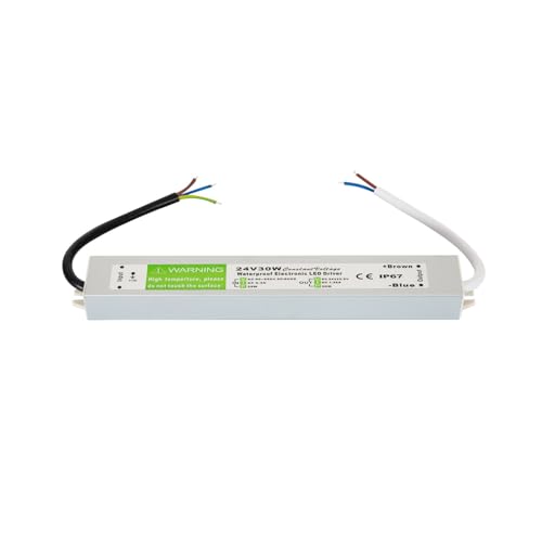 LEDKIA LIGHTING Fuente de Alimentación Estanca 24V DC 30W 1.25A IP67
