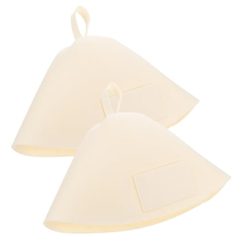 ORFOFE 2 Piezas Gorros de Fieltro para Ducha y Sauna Unidades Absorbentes y Cómodos para Mujeres para Cabello Natural Rizos y Pelo Casa