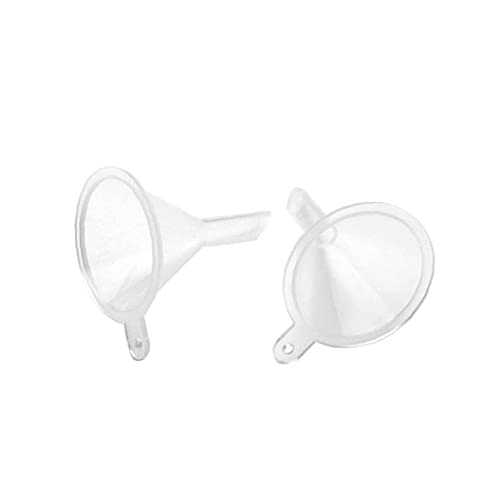 Care ProdDEte and Tools Mini Funnel Clear Plastic Funnels Cosmetic Sub-Tool Small Tiny Perfume FunnelsCarrying Liquid BottleCosmetic Samples Durability and Convenience