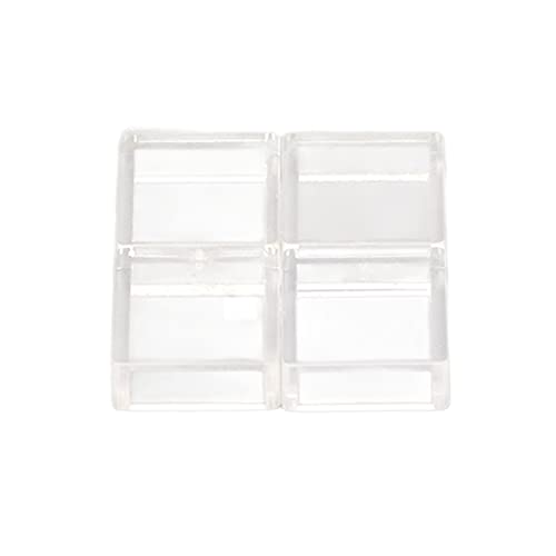 100 peças de tampa de botão tátil tátil quadrada transparente ABS plástico para tábua de ensaio