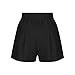 AKTCVVJ Womens Jean Shorts Trendy Elastic Waist Short Jeans Loose Fit Outdoor Work Short Pants Fashion Summer Shorts Black