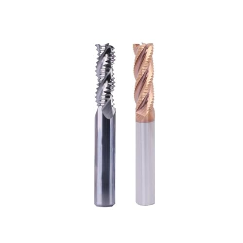 1pcs 4mm 6mm 8mm 10mm 12mm HRC55 Roughing End Mills Milling Cutters CNC roughing Tools Carbide Router bits milling bits(D4X50L-3F AL)