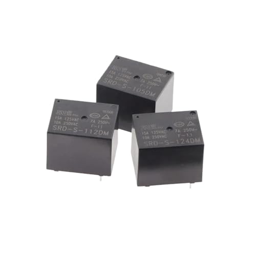 Relais de puissance 5V CC SRD-S-105DM JQC-3FF à 4 broches pour circuit imprimé