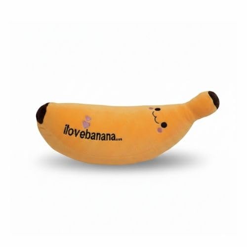 Image of VanityX Banana Soft Toy Plush Toy Big Stuffed Animal, Ultra Soft, Huggable & Cuddly Gift for Kids, Girls, Boys, Perfect for Birthday, Valentine's Day (Banana, 40cm)