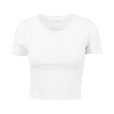 Build Your Brand Ladies Cropped Tee Cover
