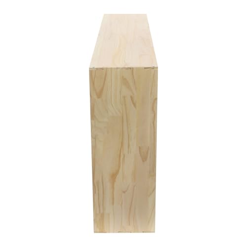 15-Cube Storage Shelf Bookcase, 3-Tier Solid Wood Floor Standing Open Bookshelf, Minimalist Display Storage Bookshelves for Living Room, Bedroom, 59’’W x 35’’H(Log Color) - Image 7