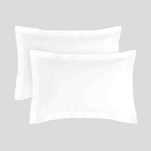 GC GAVENO CAVAILIA 200 Thread Count Double Bed Sheets Fitted- 100% Egyptian Cotton Fitted Sheet- Easy Care Bottom Sheet- White