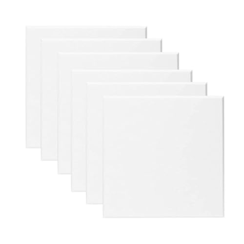INMOZATA 12 Pack Square Sound Proofing Panels Self-adhesive, Acoustic Panels, 30 X 30 X 0.9 CM High Density Insulation Soundproofing Panels for Walls, Door, Recording Studio, Home Offices, White