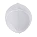 TINAYAUE 10 Packs Adult Pure White Muslim Funeral Hat Men Islamic Worship Prayer Headwear Eid Ramadan Saudi Arabia Mosque Kufi Hat