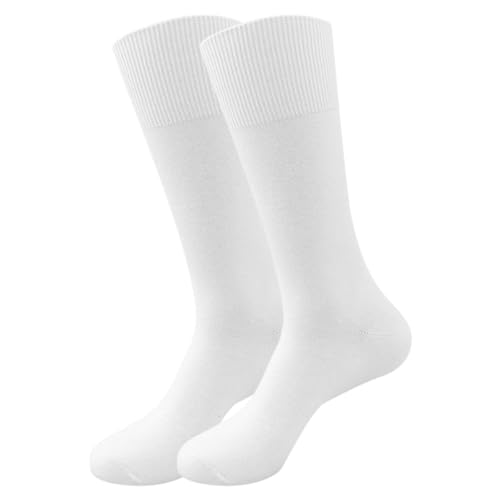 German Bavarian Lederhosen Socks for Men - Authentic Oktoberfest Trachten Socks with Classic Cable Knit Design - Comfortable Cotton Blend Costume Accessory (One Pair)