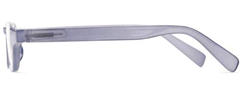 Image of The Shay Colorful Semi-Rimless Half Reader Reading Glasses, 3.25 Lavender