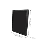 VALICLUD Sports Jerseys Display Case in Large Wooden Frame with Dust-Resistant Window Shadow Box for Football Basketball Baseball Shirts 11X14 Inch, Fan Collectibles Showcase - Image 2