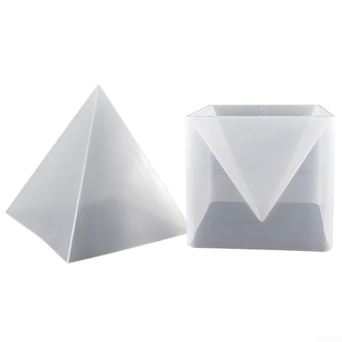 DIY Pyramid Resin for Home Decor, Create Unique Candle Holders and Planters with Silicone 3D Design (1pc金字塔底座)