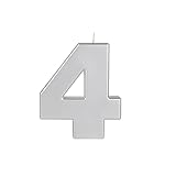 El pack incluye 1 unidad de vela en forma de número plateado con diseño elegante para dar un toque especial a tus celebraciones. Base recta y sólida para que se pueda mantener estable y no haya peligro de caída. Las velas son adecuadas para cualquier celebración o fiestas, como cumpleaños, bodas, reuniones, fiestas temáticas, aniversarios de bodas, aniversarios, baby shower, fiestas de bienvenidas de bebés.
