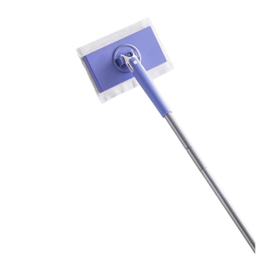Qcbuegof Fregona de suelo con paño de semilla y cabezal giratorio de 360 ° para baño