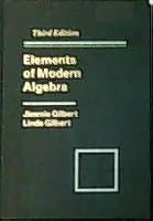 Elements of Modern Algebra 0534928889 Book Cover