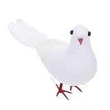 Colombe blanche décorative - design spécial, facile à ranger et à utiliser, très pratique pour la décoration, ornement d'oiseau