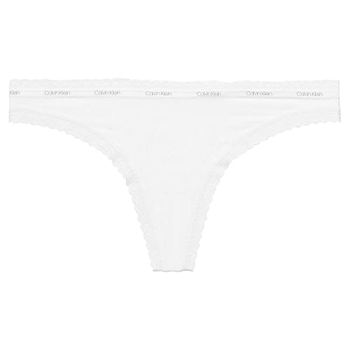 Calvin Klein Damen String Tanga, Mehrfarbig (White), XXL 4