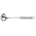 Produktbild WMF Profi Plus Saucenlöffel 27 cm, Soßenkelle, Cromargan Edelstahl teilmattiert, Suppenkelle spülmaschinengeeignet