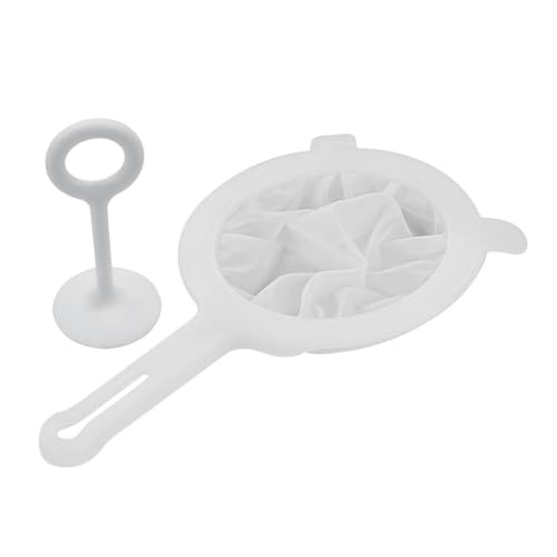 TOYMYTOY ファインメッシュ食品ストレーナー メッシュ プレス棒付き 豆乳 ジュース ヨーグルト濾し器 キッチン用目細いザル 高耐久 衛生的フ