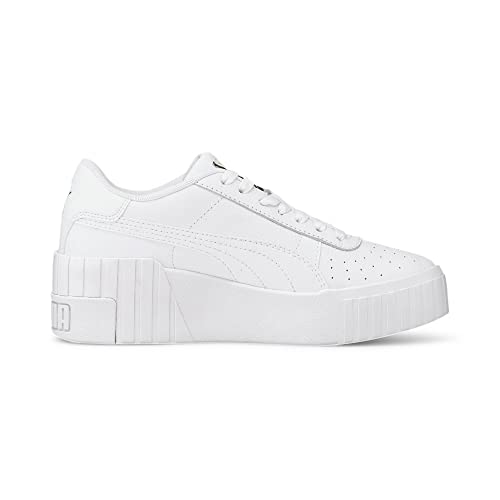 Image of PUMA Womens Cali Platform Sneakers Shoes Casual - White