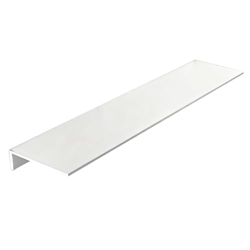 Estante de aluminio para radiador, sin taladro, resistente al óxido, para el hogar y la oficina, pequeño Etagere, plateado, 50 x 12,5 cm, solución para ahorrar espacio