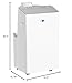 Whynter ARC-1230WN 14,000 BTU (12,000 BTU SACC) NEX Inverter Dual Hose Cooling Portable Air Conditioner, Dehumidifier, and Fan with Smart Wi-Fi, Up to 600 sq ft in White