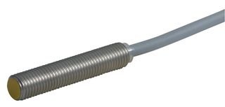 TURCK NI6U-EG08-AP6X (4635800), 1 LED, 10-30 VDC, 2 Meter Cable, 6MM Range, 8MM Size, Full Thread, INDUCTIVE, NONEMBEDDABLE, Normally Open, PNP (SOURCING), Sensor, Stainless Steel, UPROX