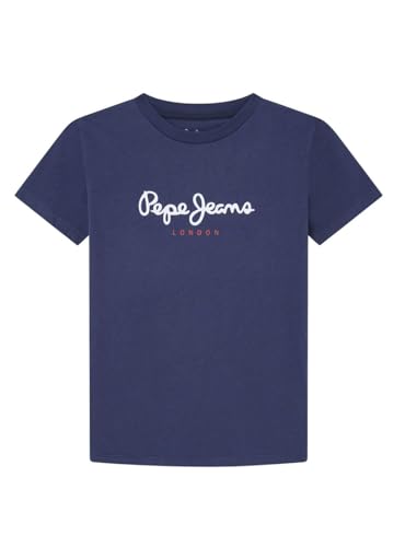 Pepe Jeans New Art Nn Camiseta, Blue (Navy), 10 años para Niños
