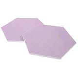 Mipcase Tablero de Avisos Autoadhesivo Hexagonal de Fieltro 2 Piezas para Decoración de Paredes Lisas y Puertas de Madera en Ambientes de Oficina y Habitación